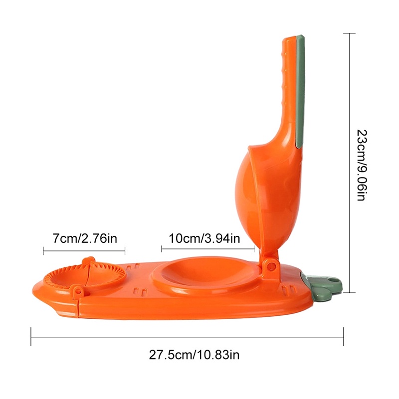 2in1 Dumplings Tool Lazy DIY Jiaozi Maker Device Easy Dumpling Peeling Slicer Cetakan Aksesoris Dapur