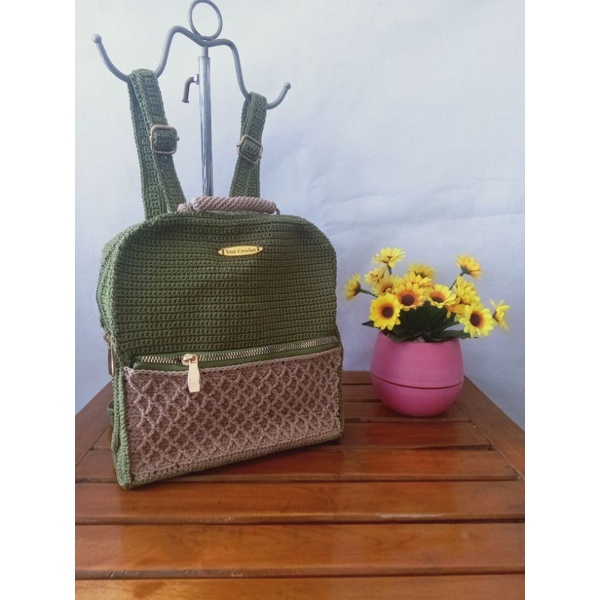 Tas rajut backpack