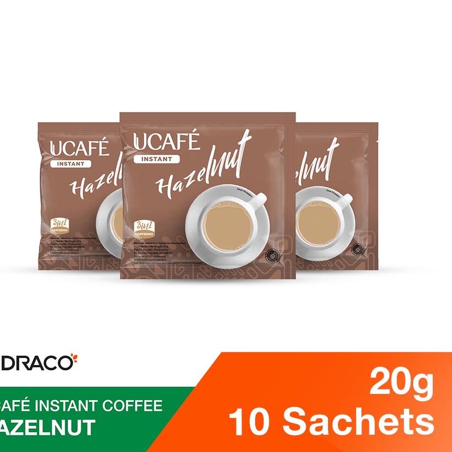 

TERBARU UCAFE Instant Coffee Hazelnut R10 (10 sachets x 20g) | Kopi Instan