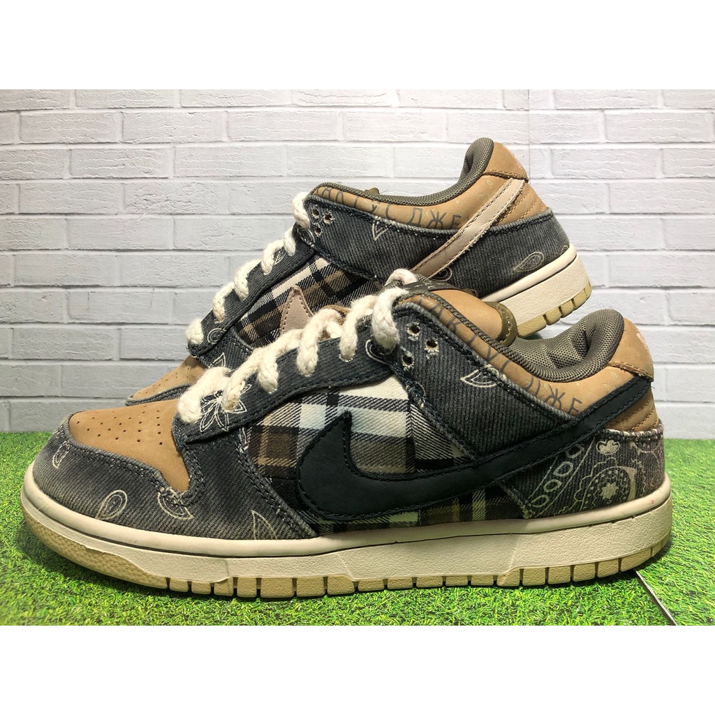 Nike Mens SB Dunk Low x Travis Scott Size 42 Insole 26,5 cm