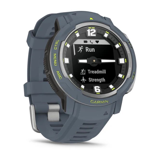 Garmin Instinct Crossover Black / Granite Blue Garansi TAM 2 Tahun