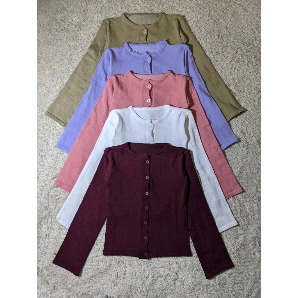 KOREAN CARDY CROP BAILEY KNIT