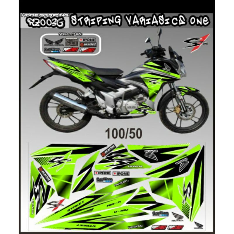 DECAL CS1 STRIPING CS1 STICKER CS1 LIS VARIASI HONDA CS1 150
