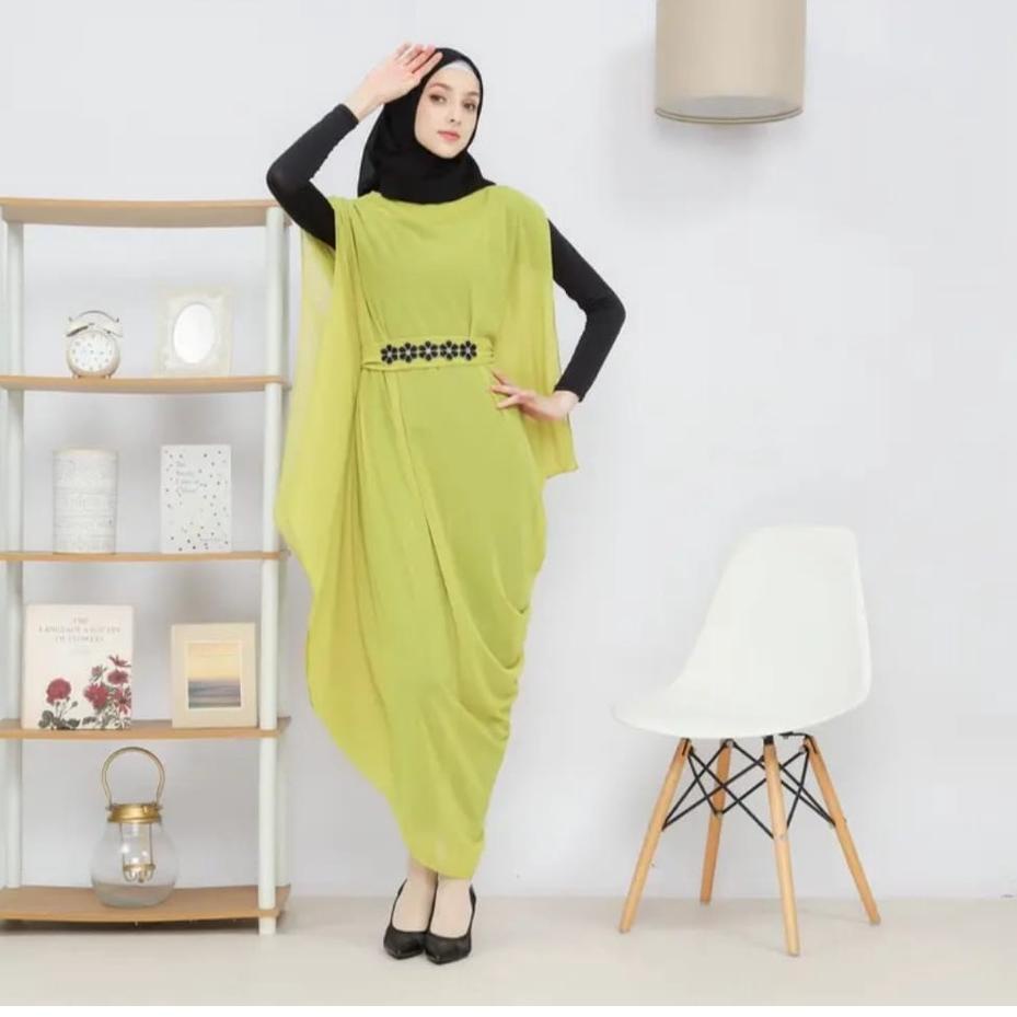 ( COD ) kaftan Isyana outer kaftan kondangan viral diamond kaftan kaftan mewah - Terjangkau