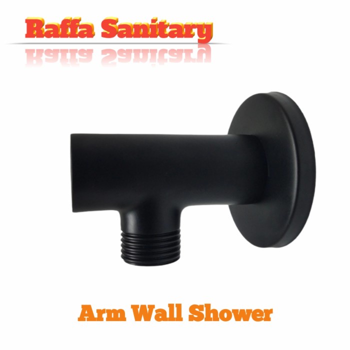 Terlaris Arm Shower/Head Shower/Sambungan Tiang Wall Shower/Bracket Tee