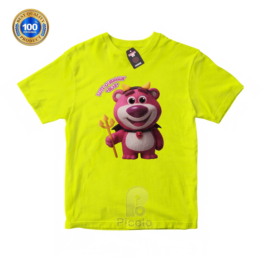 (FREE NAMA) BAJU KAOS ATASAN ANAK MOTIF LOTSO TOY STORY UNISEX Bahan COTTUN