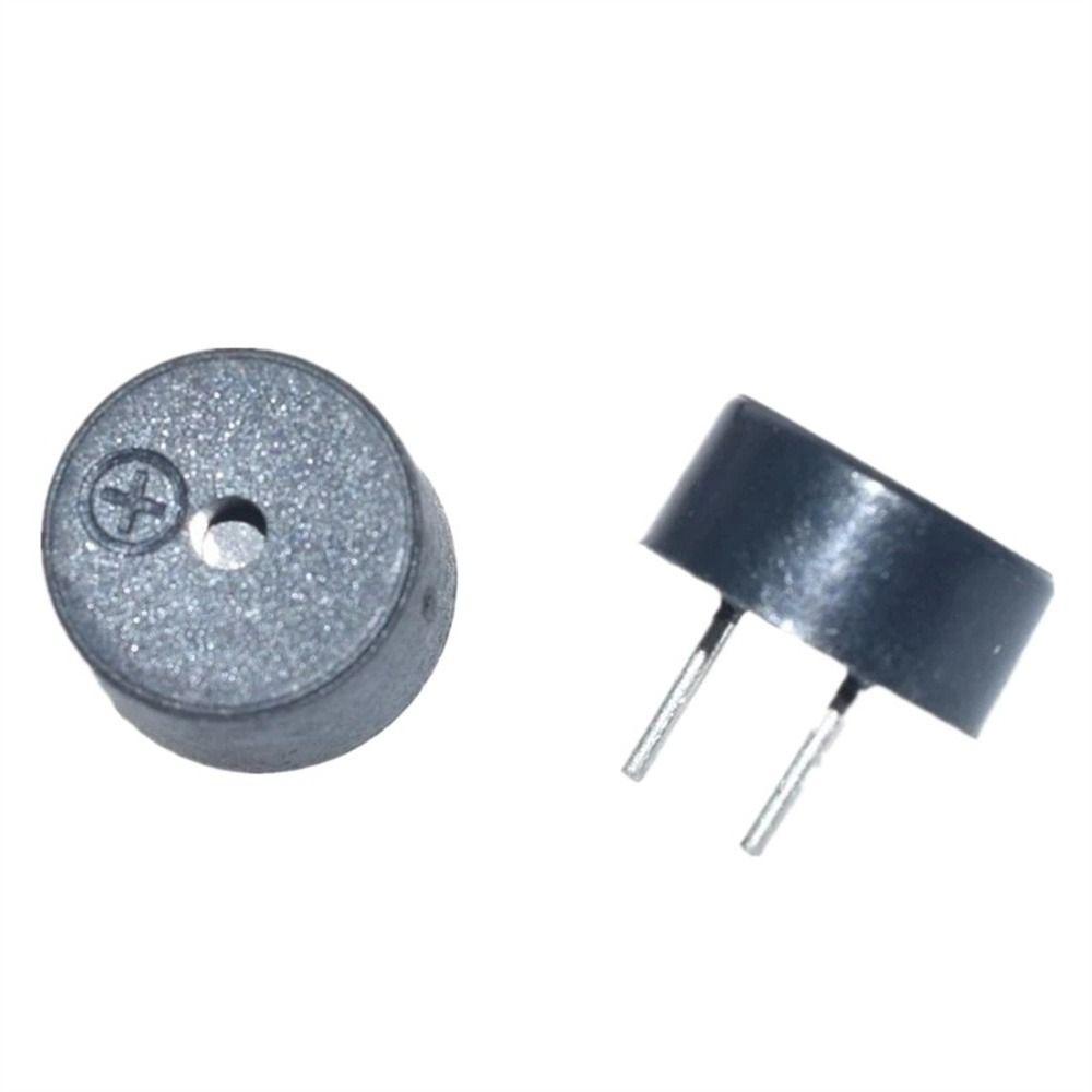 Agustina Aktif Buzzer AC 3V 3.3V Mini Sound Buzzer Suara Terus Menerus Panjang Beeper Jarak Kaki 4MM Piezo Buzzers