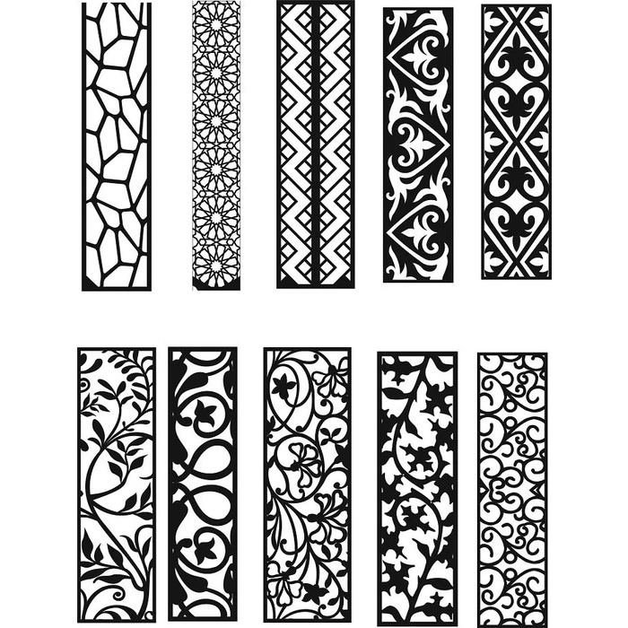 Laser Cutting Plat Ornamen Pagar Besi Tebal 2 MM Laser CNC
