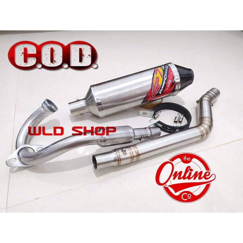 Knalpot racing yamaha wr 155 GP7 FULSET