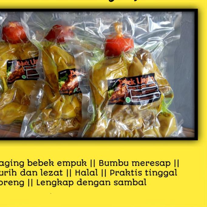 

✻ BEBEK UNGKEP EMPUK 1EKOR SUDAH DENGAN SAMBAL ☄