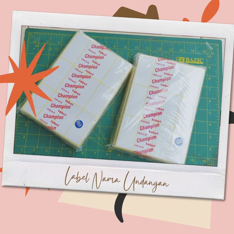 

LABEL STIKER 103 LABEL NAMA UNDANGAN
