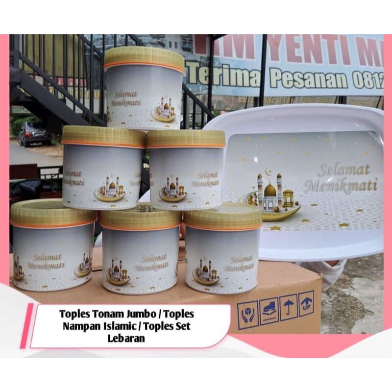 Toples Tonam Set Calista Jumbo Islamic + Nampan