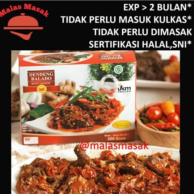 

Dendeng Balado 300 gram TERLARIS