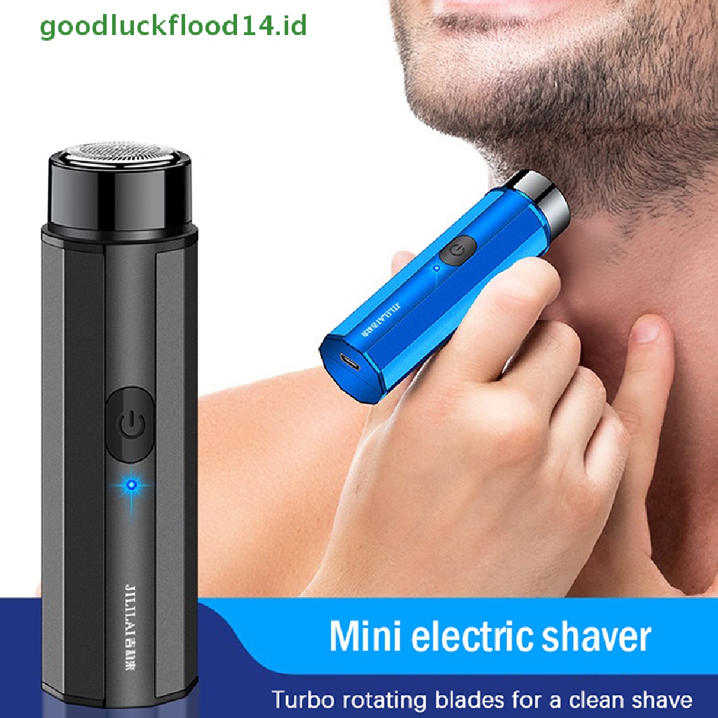 [GOOGFOUR] 2022alat Cukur Elektrik Mini Pria Portable Electric Razor Beard USB Shaver [TOP]