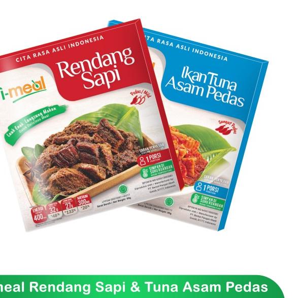 

❅ I-Meal Rendang Sapi dan Tuna Asam Pedas ☑