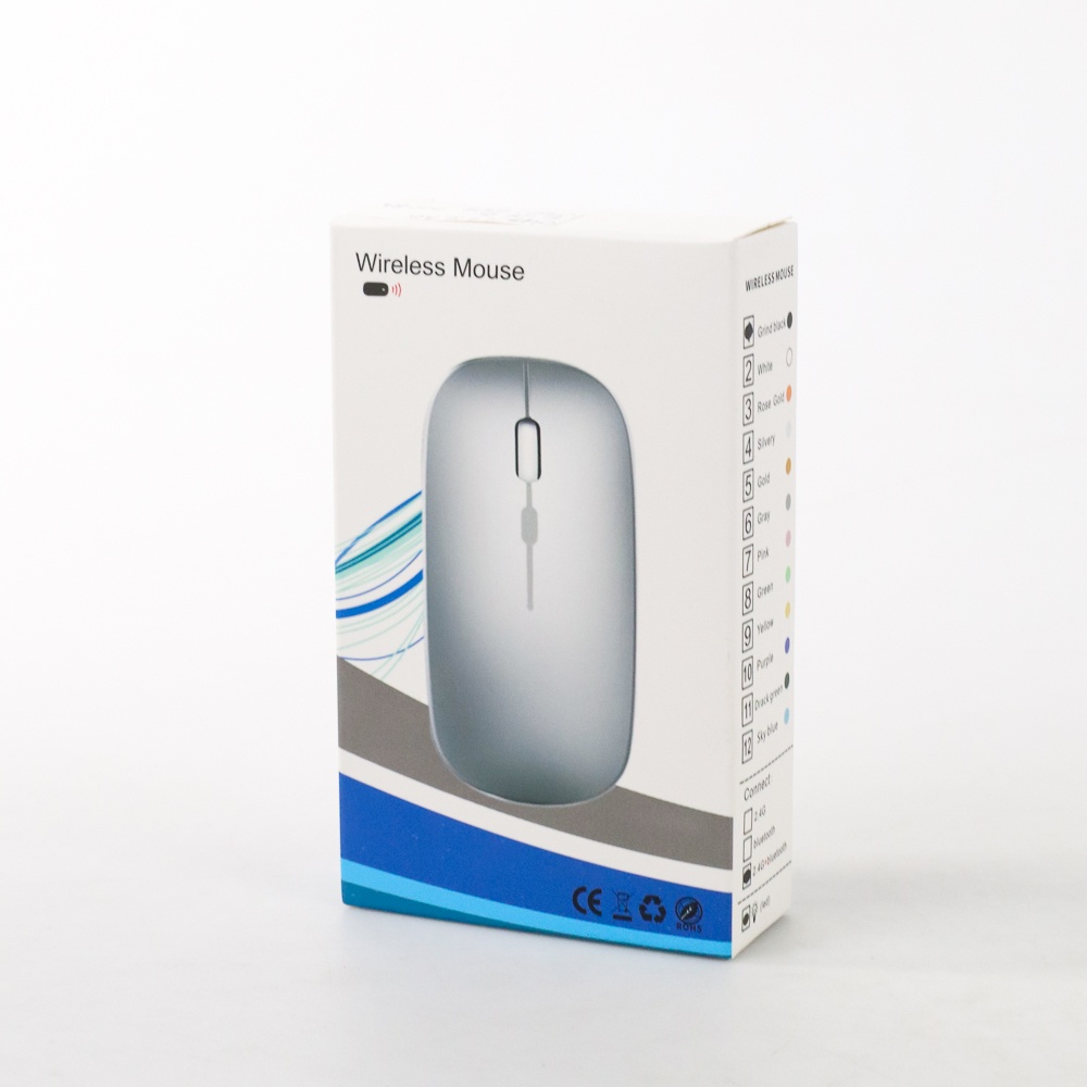 Taffware Mouse Wireless RGB Dual Mode 2.4GHz + Bluetooth 5.2 - DC001 - Black