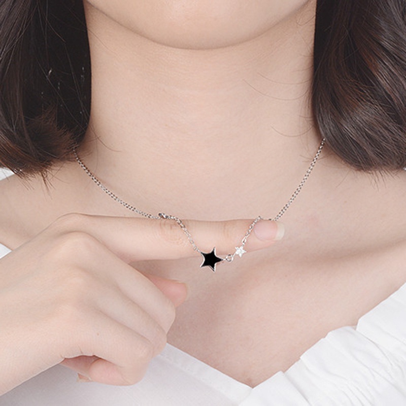 Fashion Link Rantai Bintang Pesona Kalung Liontin Untuk Wanita Pesta Pernikahan Perhiasan Chokers