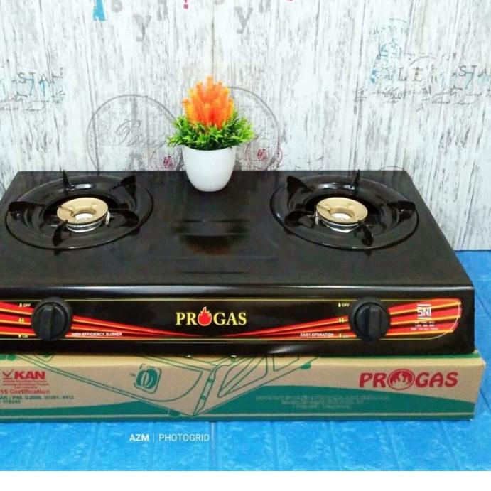 ❈ Kompor Teflon / Kompor 2 tungku PROGAS bukan RINNAI QUANTUM ☂