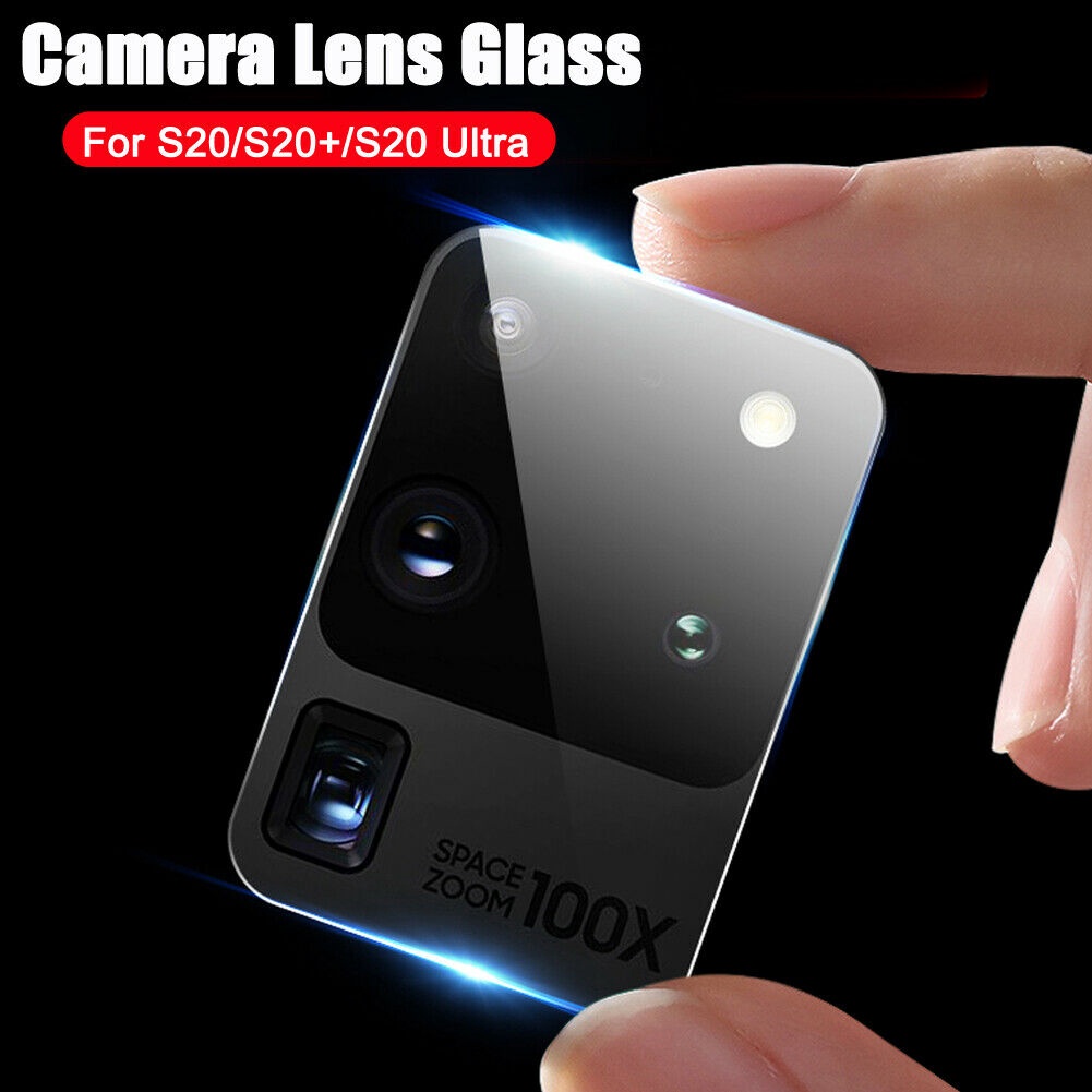 2pcs Kaca Lensa Kamera Kualitas Tinggi Untuk Samsung Galaxy S20 S20+Ultra, Tempered glass, Lensa Kaca Pelindung, Ready stock/Penjualan Panas