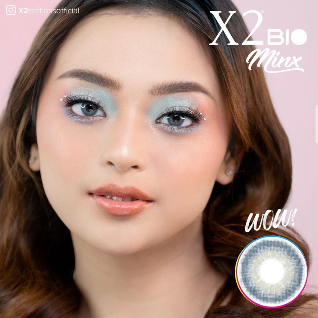 (BISA COD) SOFTLENS X2 BIO MINX PREMIUM FREE LENSCASE / SOFLENS / SOFTLEN