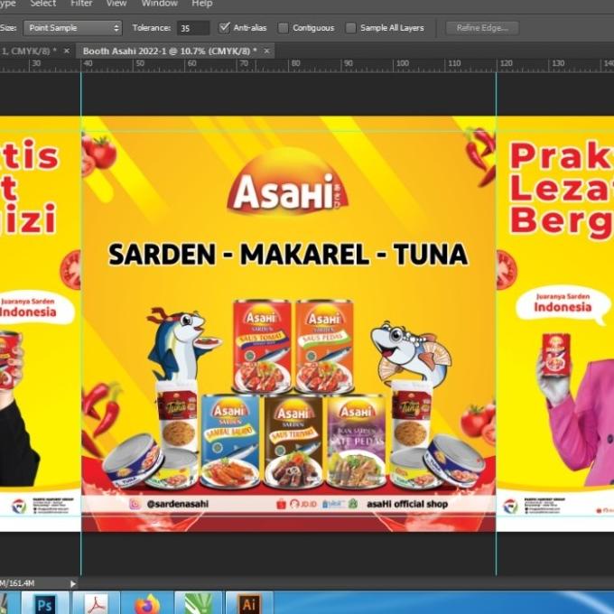 

CETAK STIKER VYNIL CUSTOM UK 80X160 DAN 80X30