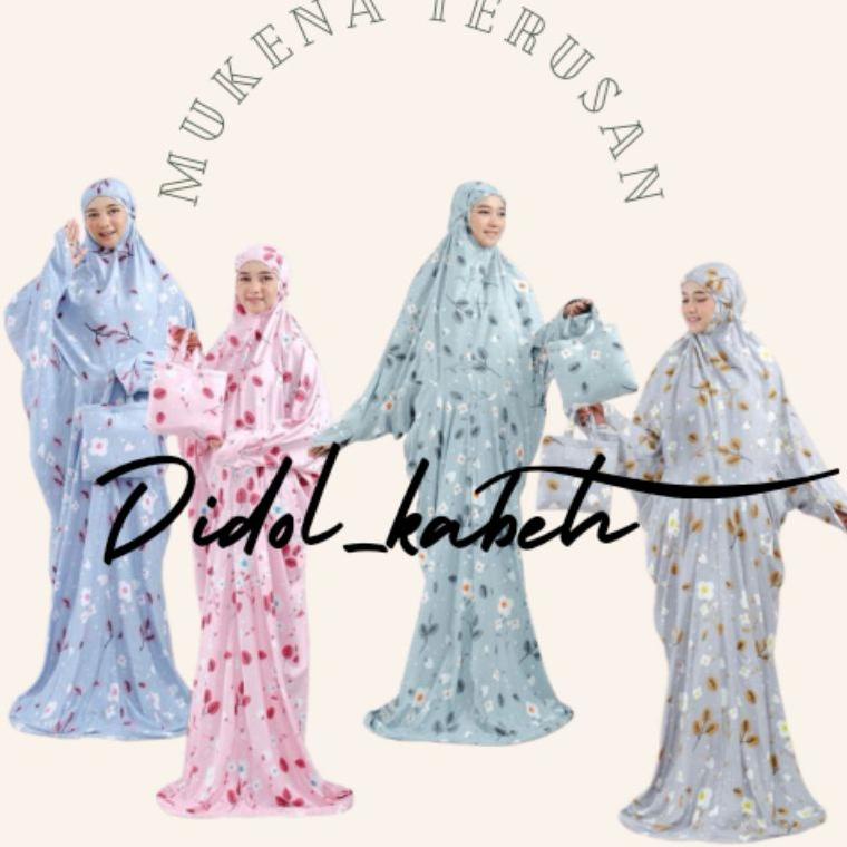SALE MUKENA TERUSAN JUMBO RAYON BALI / MUKENA TERUSAN DEWASA