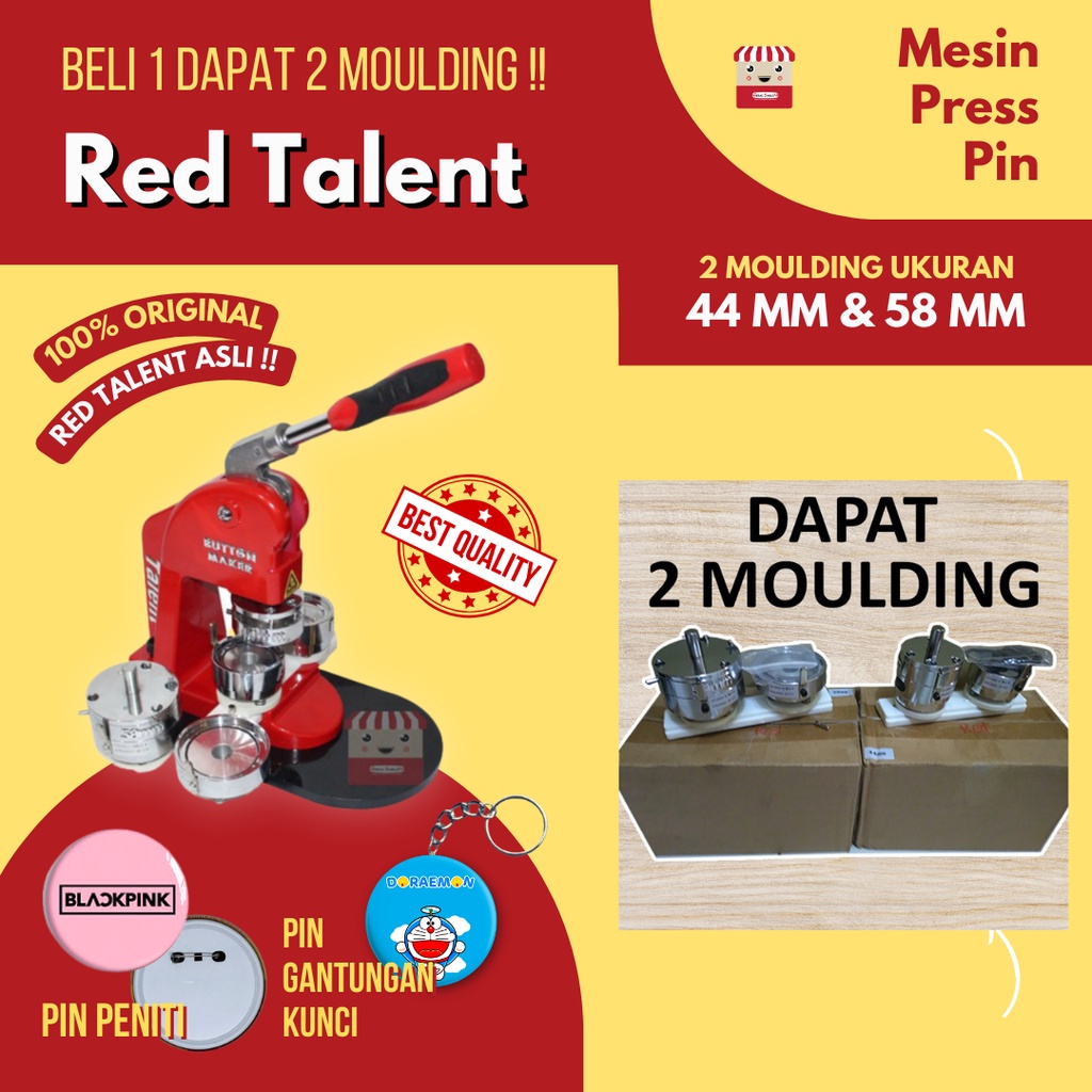 MESIN PRESS PIN RED TALENT SPECIAL PRICE