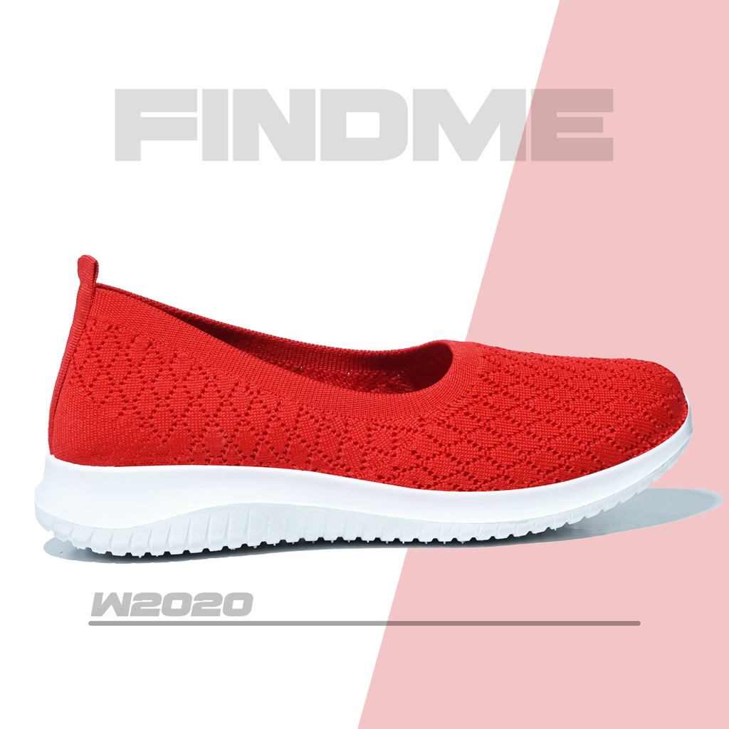 SNEAKERS TANPA TALI WANITA SEPATU SOL KARET NYAMAN ANTI LICIN LARI CASUAL KERJA KANTORAN w2020