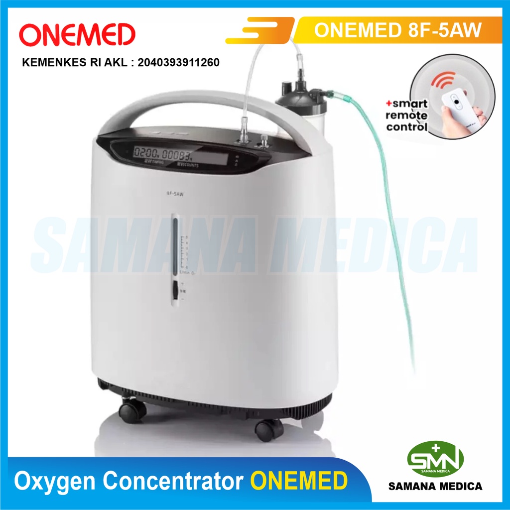 Oxygen Concentrator ONEMED 8F-5AW Mesin Penghasil Oksigen - Alat Pengubah Udara Menjadi Oksigen