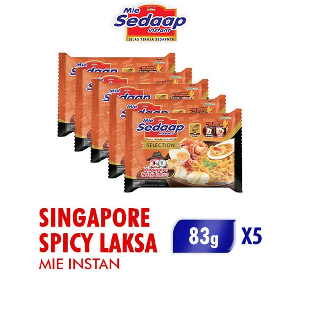 

D91 Sedaap Mie Instan Singapore Spicy Laksa 83g x5 RECOMENDED ㍾
