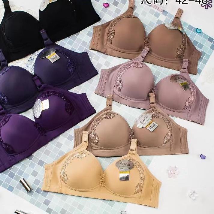 Baru BRA SIMIQI / BH TANPA KAWAT 333 UKURAN 42 44 46 48 Jumbo Bh Wanita ✱uag»