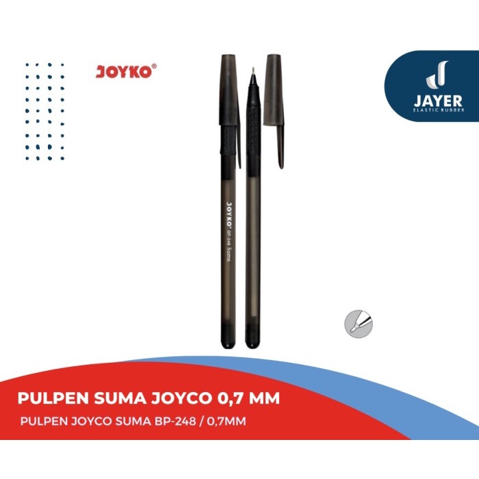 Pulpen Gel joyko 248 SUMA 0,7mm / Pulpen Tulis / Ballpoint Joyko