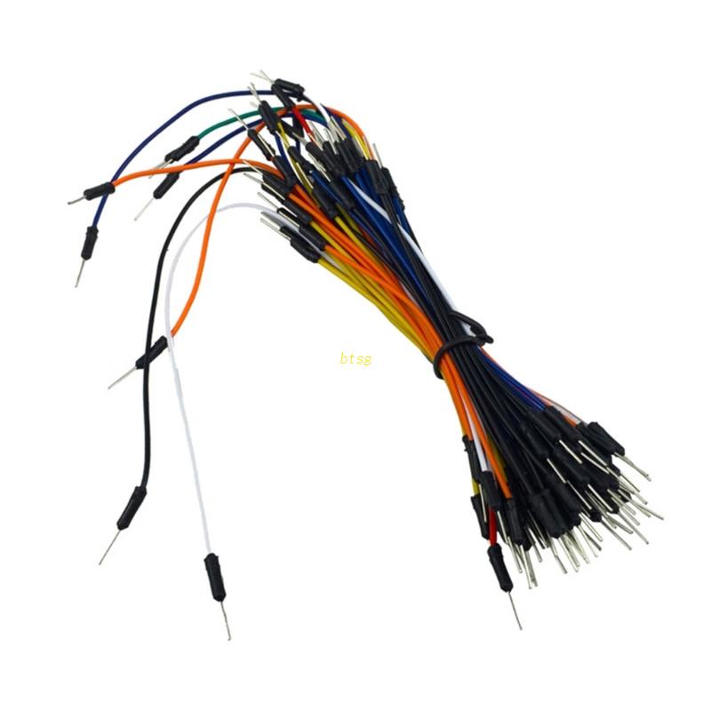 Btsg 12cm 16cm 20cm 24cm Warna Flexible Two Ends Kabel Jumper Breadboard Lapis Timah