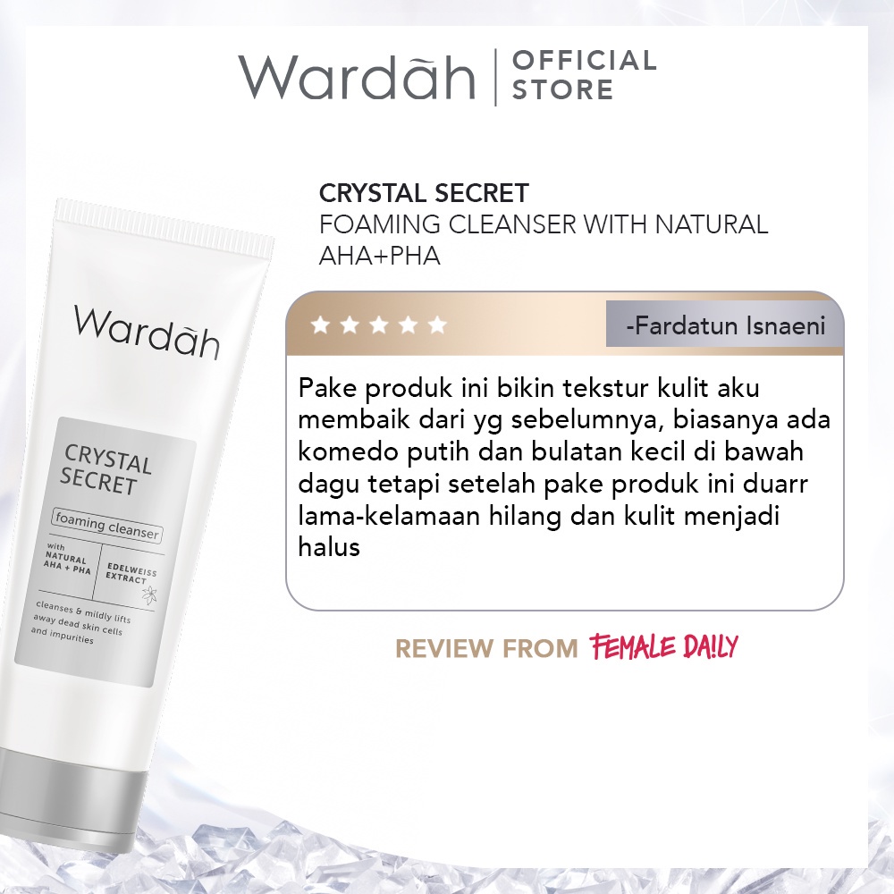 Wardah Crystal Secret Cleanser 100 ml