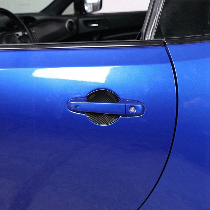 1pasang Luar Gagang Pintu Side Bowl Cover Trim Untuk Toyota GT86 Subaru BRZ 2012-2020 Mobil Styling Cup Bowl Stiker