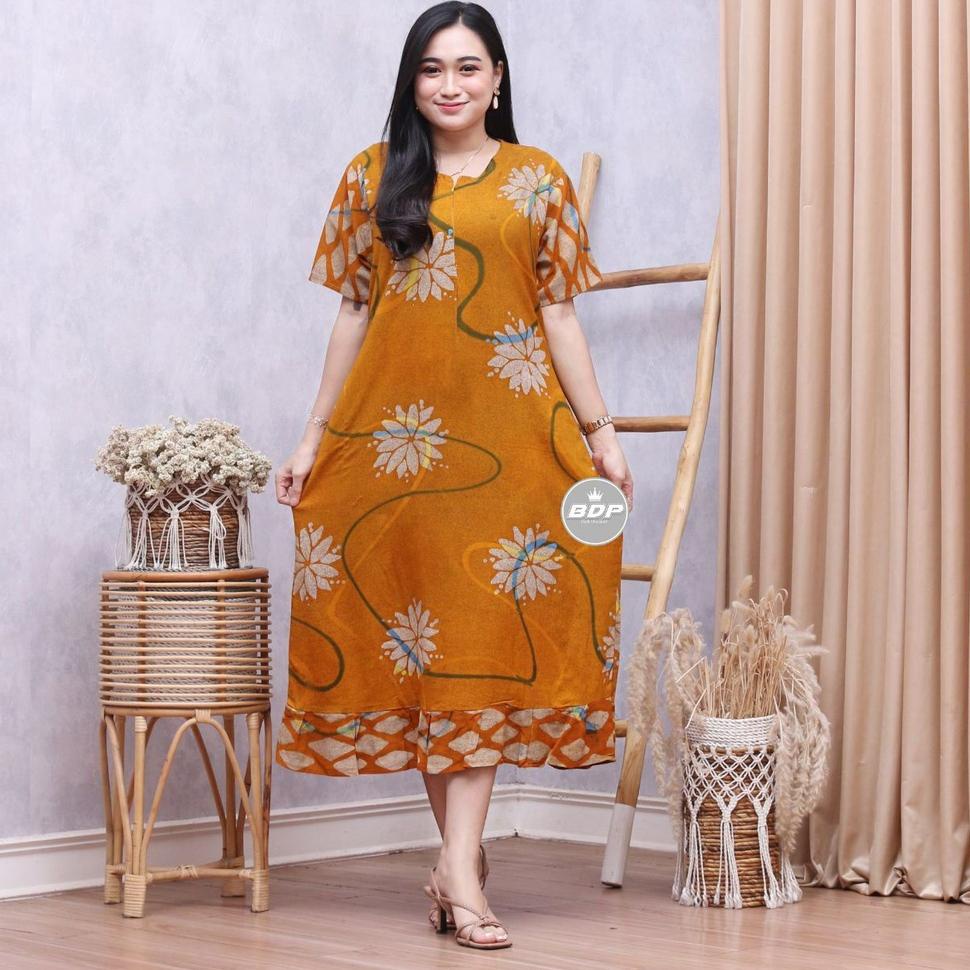 MURAH MERIAH Dianputri - Daster Wanita Rayon A Busui Resleting Depan Baju Tidur Daster Kekinian