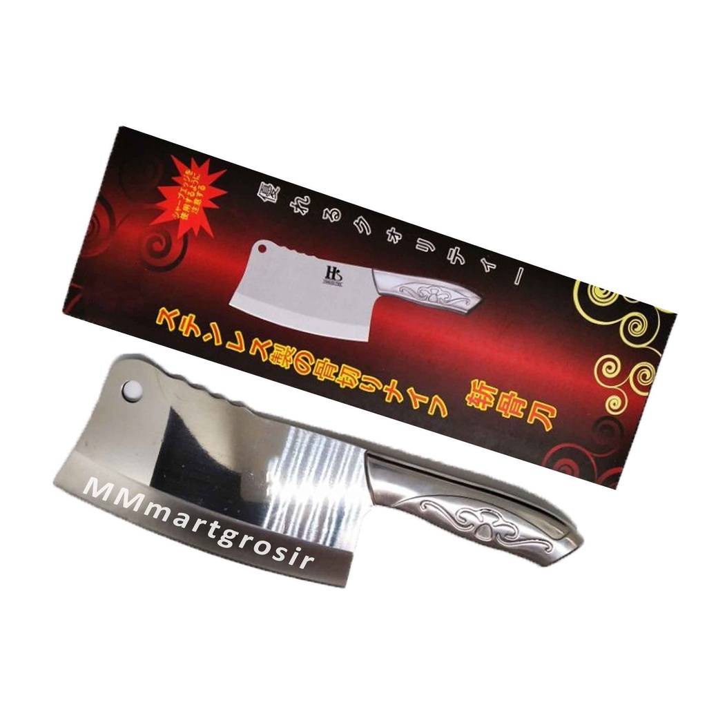 Ganom / Pisau Cincang Dapur / Pisau Golok Anti Karat / Stainless Steel