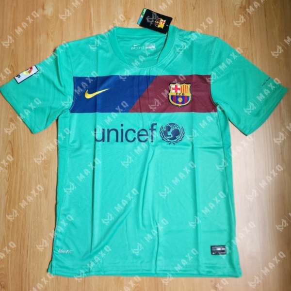 2011 RETRO Berkualitas [ ] BARCELONA AAA THAI 2010 JERSEY Unik BARCA AWAY