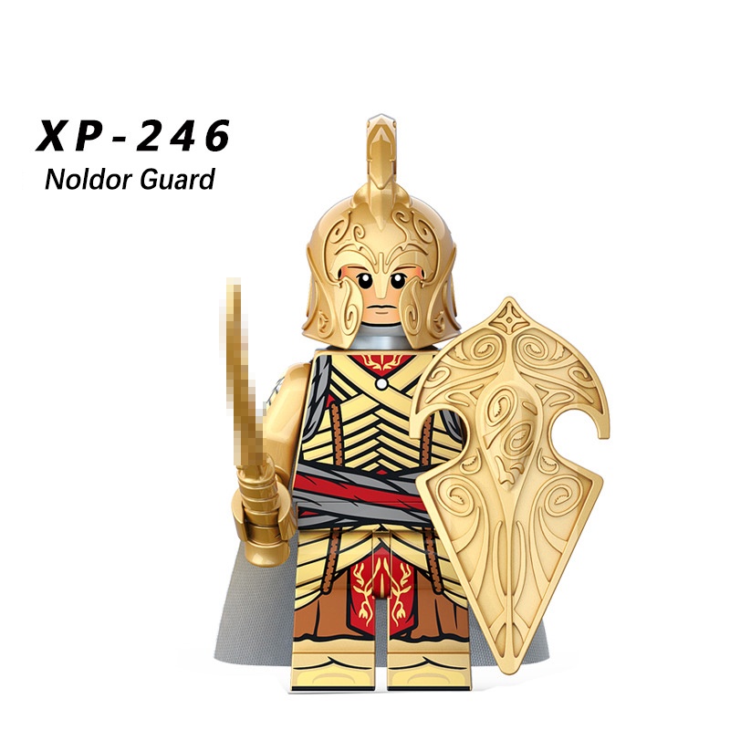 Lord of The Rings Tentara Kuno Blok Bangunan Minifigure Noldo Elf Guard Archer Minifigure Mainan Rakitan