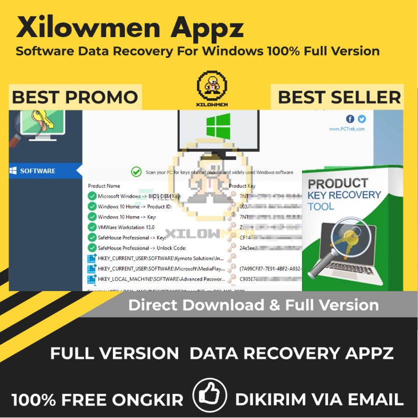 [Full Version] Product Key Recovery Tool Pro Lifetime Data Recovery WIN OS