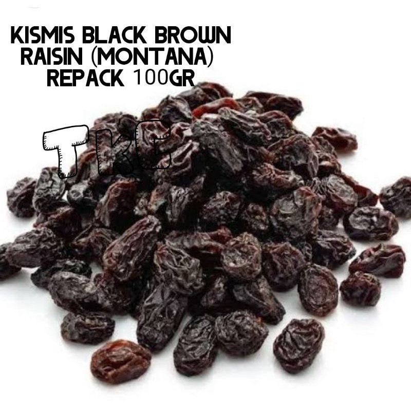 

KISMIS BLACK BROWN RAISIN (MONTANA) 100gr