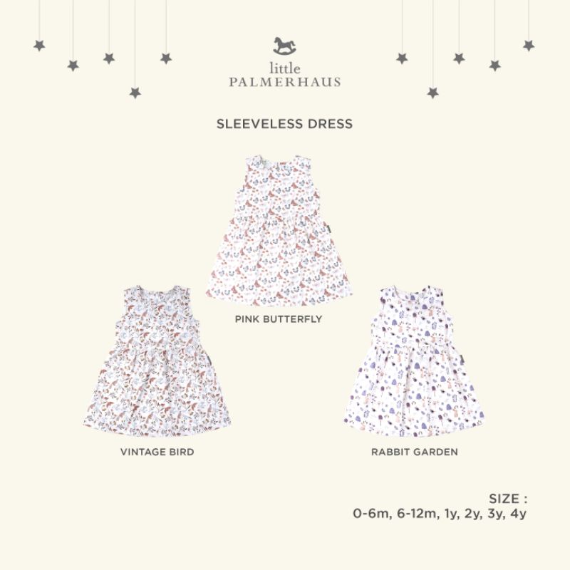 Little Palmerhaus Sleeveless Dress / Dress Anak Perempuan