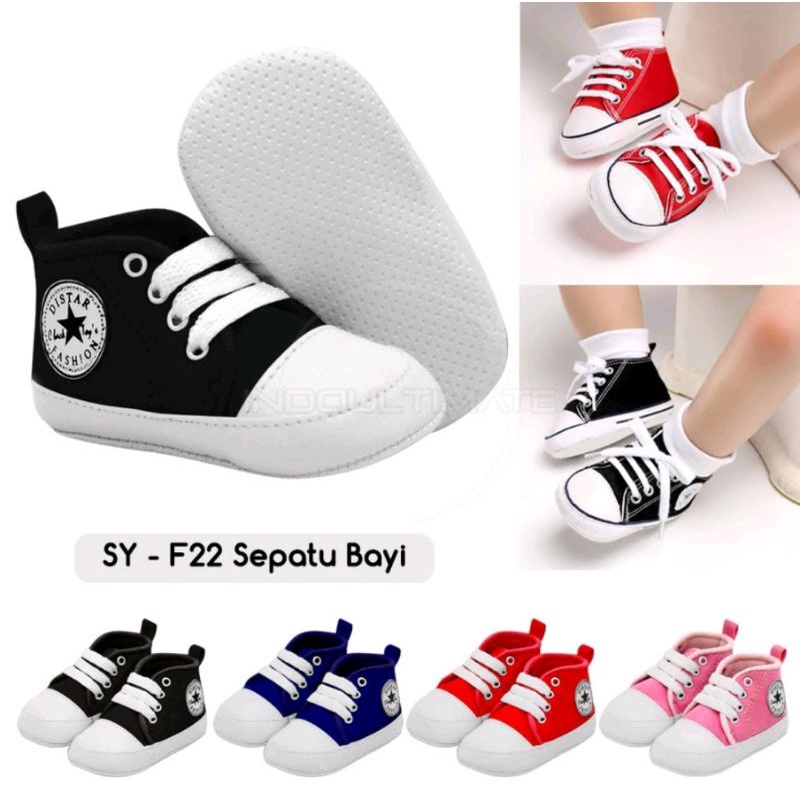 Sepatu Bayi Laki-laki Perempuan Sepatu Anak Bayi Sneakers Baby Shoes Sepatu Prewalker Sepatu Belajar Jalan Bayi Merangkak SEPATU TALI