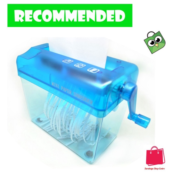 

[[JNT COD]] Penghancur Kertas Manual CD Card Paper Shredder - SZ-123