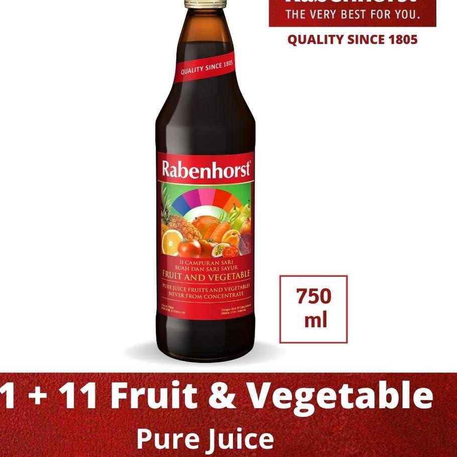

◄ Rabenhorst 11 Plus 11 Fruit & Vegetable Pure juice 750ml ✯