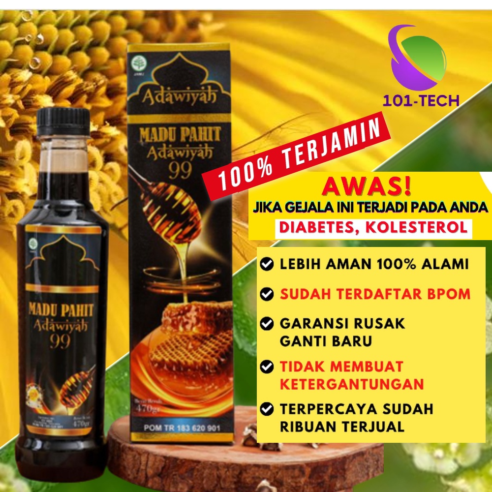

MADU HITAM PAHIT ASLI INSULINE ADAWIYAH 99 1 BOTOL 470GR ORIGINAL ADAWIYAH-101 Tech