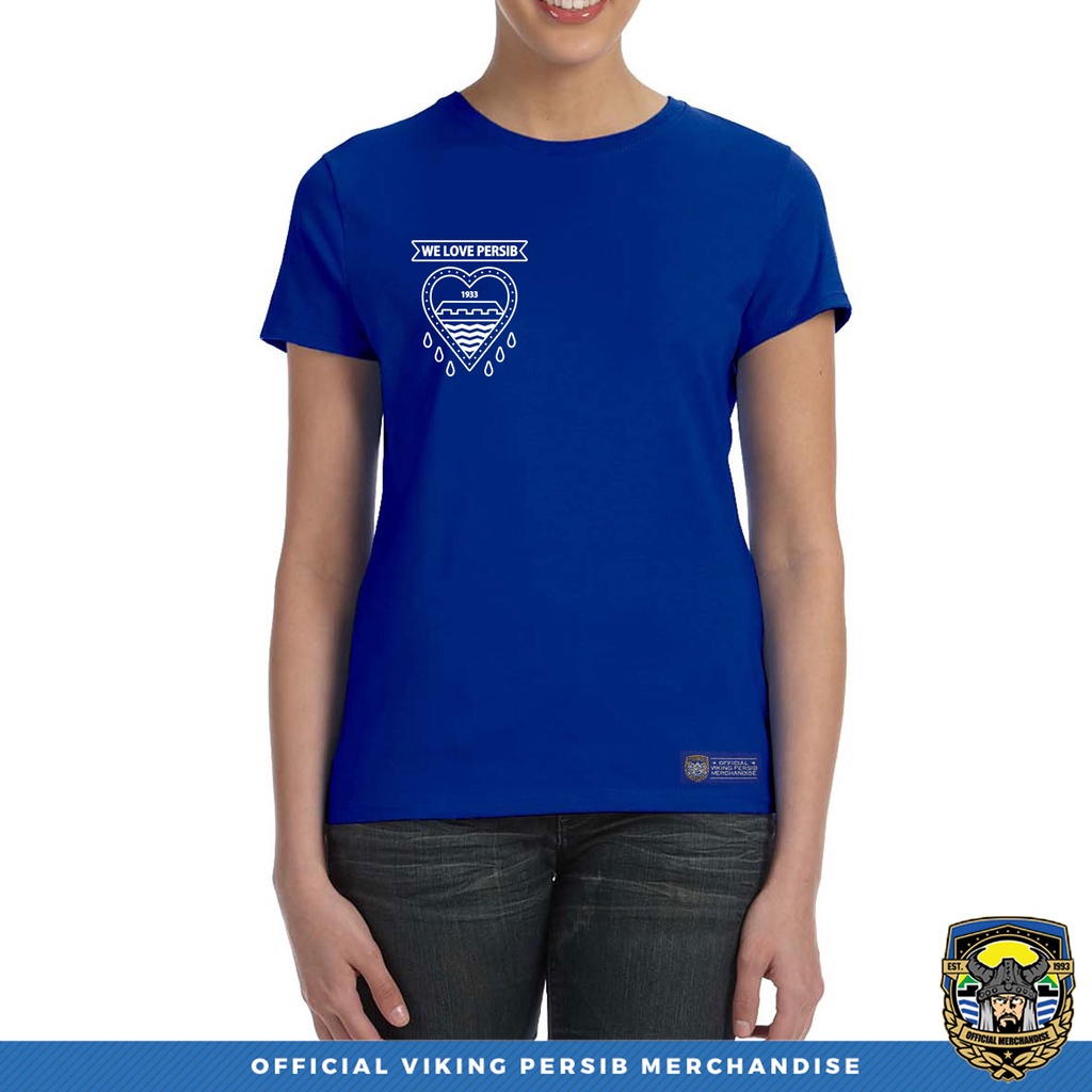 Kaos Wanita Official Viking Persib Merchandise We Love Persib