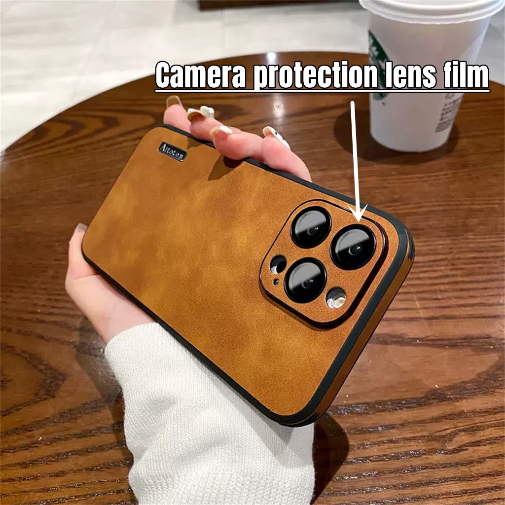 Pelindung Kamera Mewah Lensa film case iPhone 14 Pro Max case iPhone 13 12 Pro Max Case14 plus Promax Kulit shockproof protection hard back cover