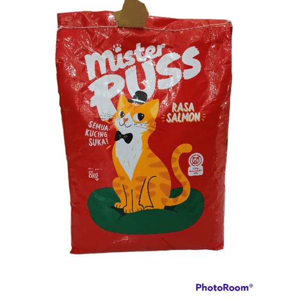 Mister Puss 8kg SALMON Freshpack - Makanan kucing cat food