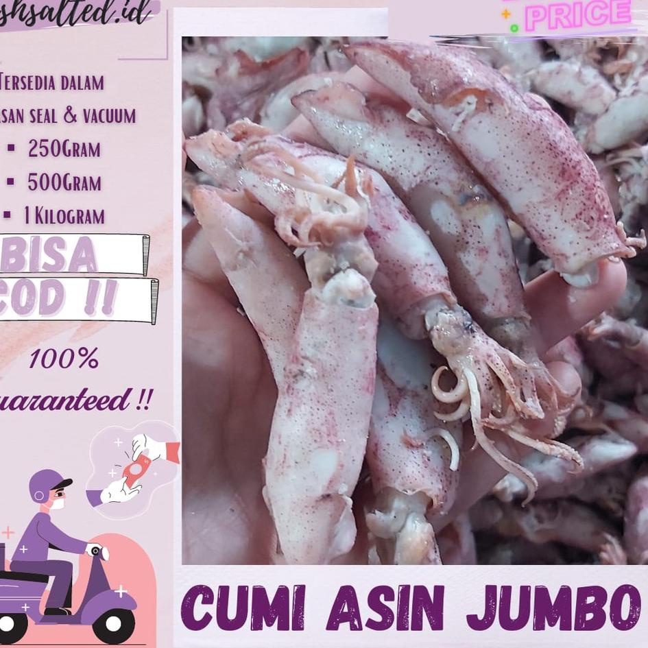 

✥ PROMO CUMI BABBY / CUMI JUMBO KERING 500GR / IKAN ASIN MURAH ✭